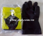 Găng tay chống hóa chất Malaysia màu đen